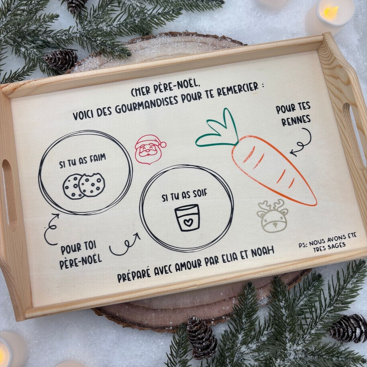 Plateau du Père-Noël L'créations