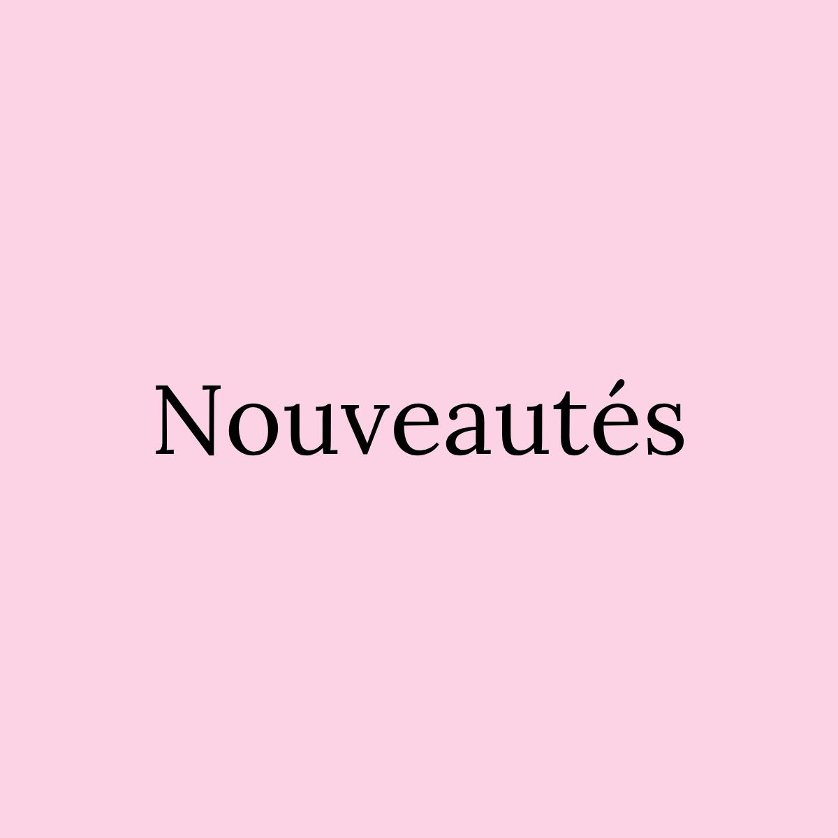 Nouveautés