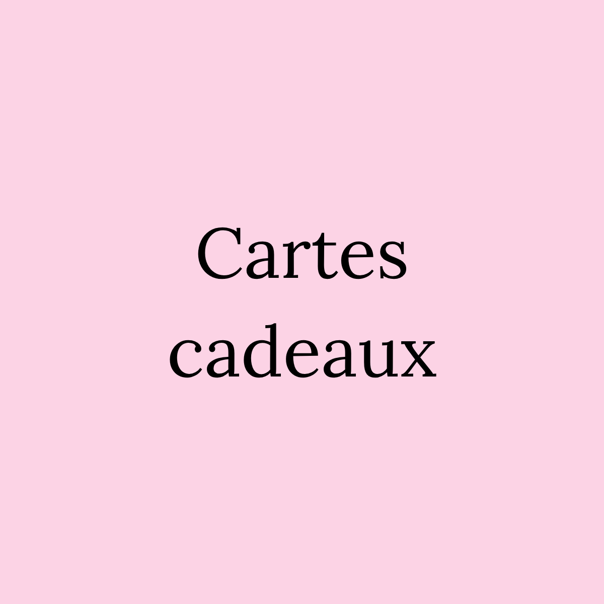 Cartes Cadeaux
