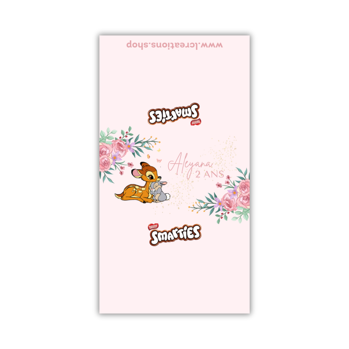 Étiquette Smarties L'créations