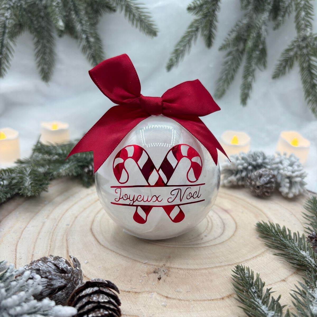 Boule de Noël L'créations