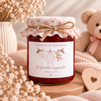 Étiquette pot de confiture L'créations