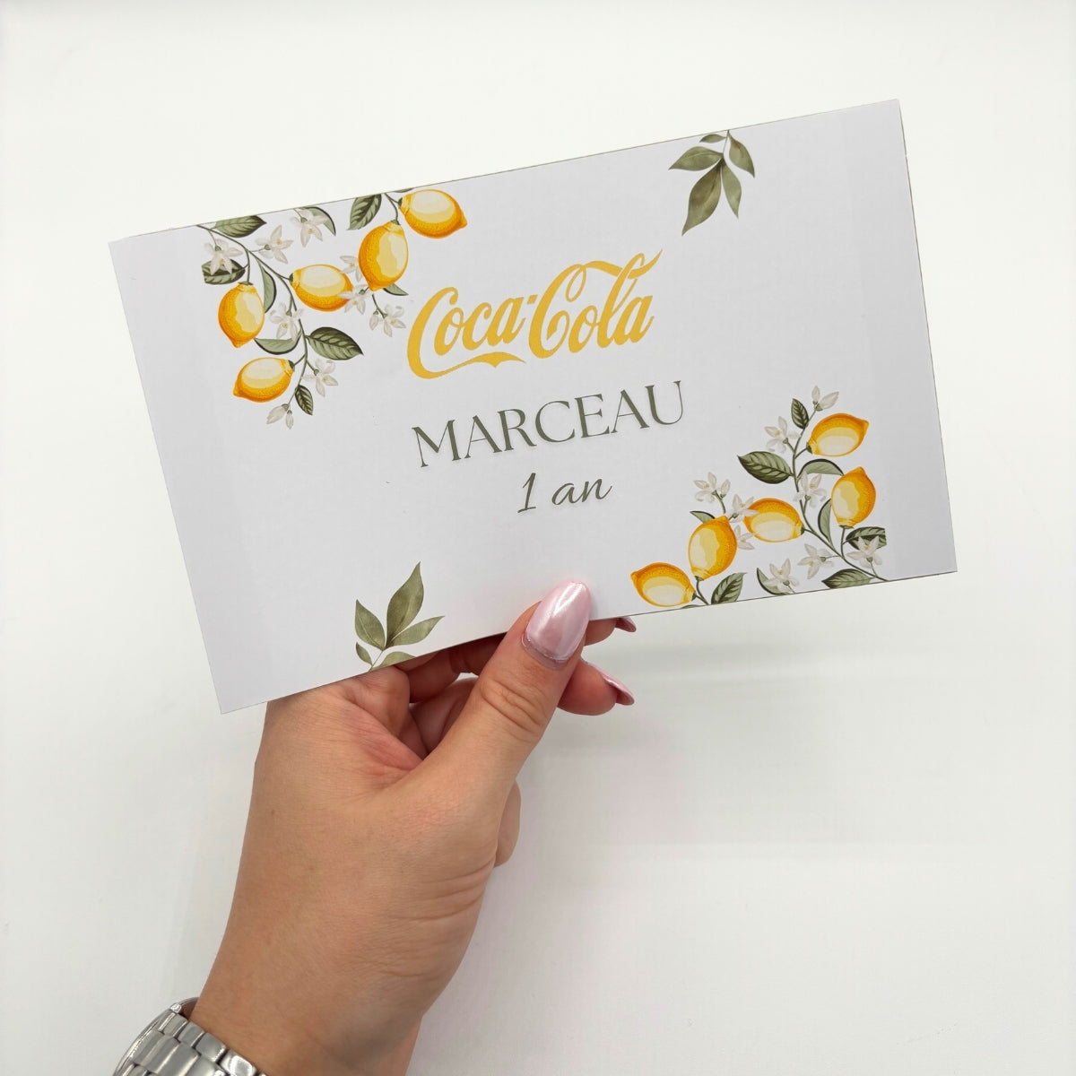 Étiquette mini canette L'créations