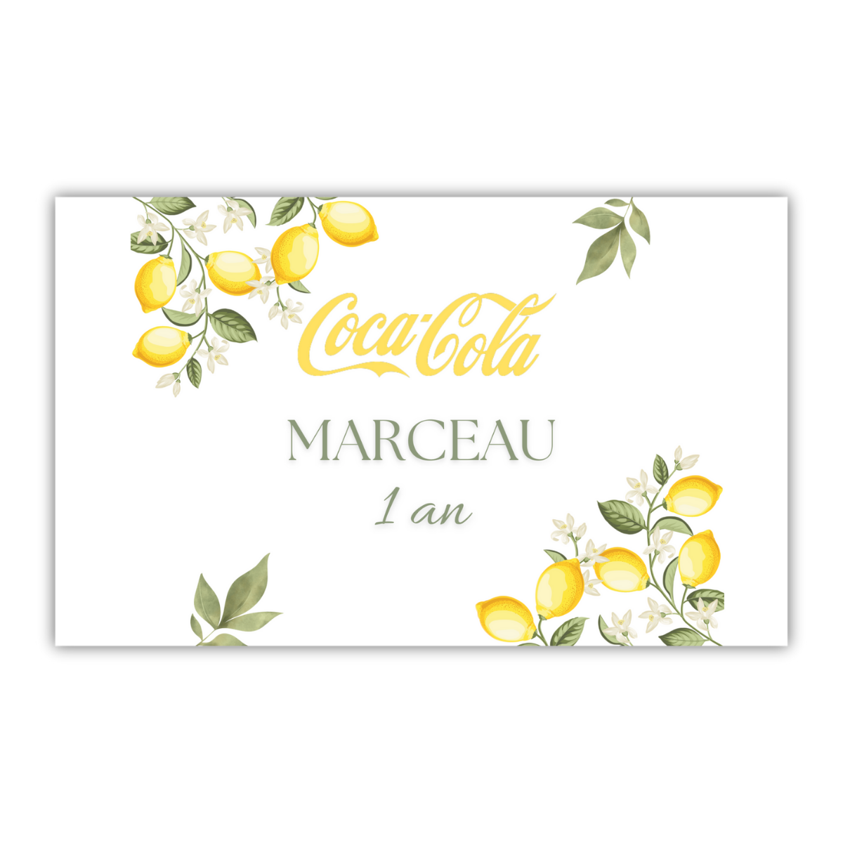 Étiquette mini canette L'créations